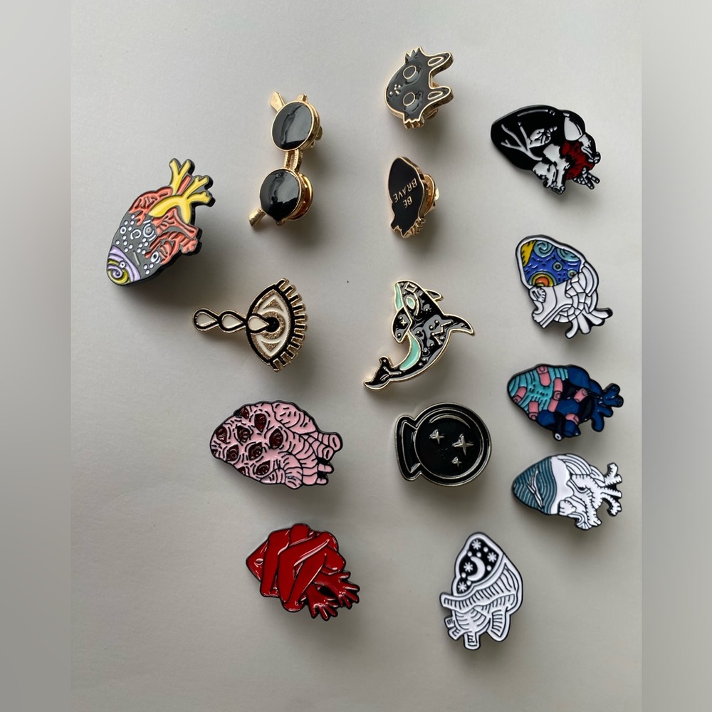 ONE for 11$  Enamel pins